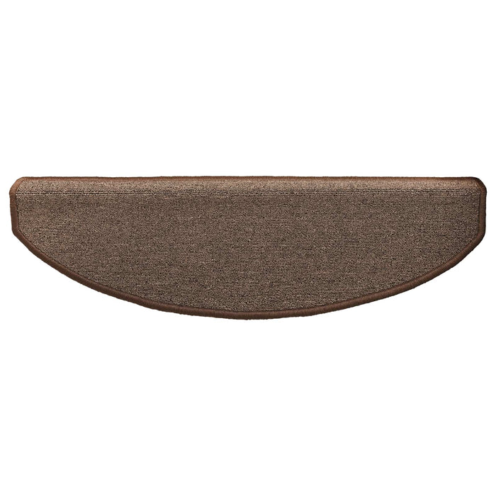 Mochete autocolante pentru scară Semicircular 15 pcs Maro Cafea - WALTI WALTI