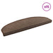 Mochete autocolante pentru scară Semicircular 15 pcs Maro Cafea - WALTI WALTI
