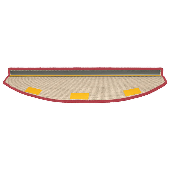 Mochete autocolante pentru scară 15 pcs Roșu 80 x 24,5 x 3,5 cm - WALTI WALTI