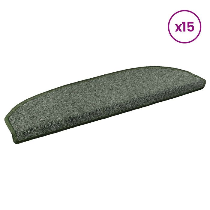 Mochete autocolante pentru scară 15 pcs Verde închis - WALTI WALTI