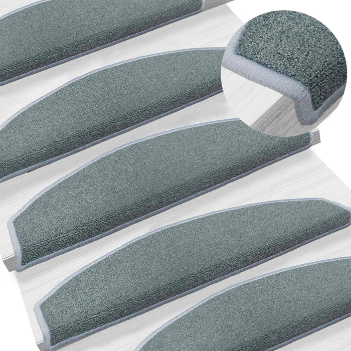 Mochete autocolante pentru scară 15 pcs Albastru Mării - WALTI WALTI
