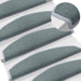 Mochete autocolante pentru scară 15 pcs Albastru Mării - WALTI WALTI