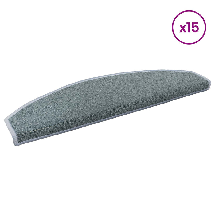 Mochete autocolante pentru scară 15 pcs Albastru Mării - WALTI WALTI