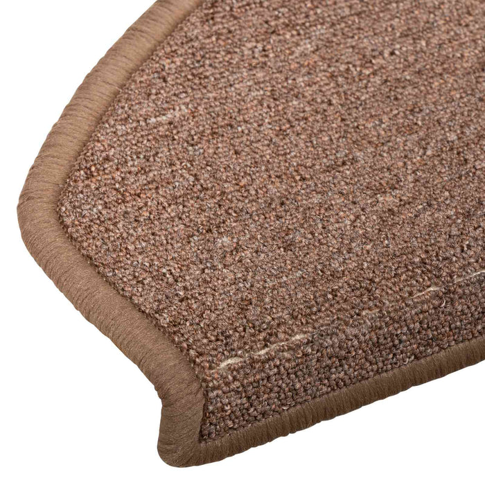 Mochete autocolante pentru scară 15 pcs Maro 80 x 24,5 x 3,5 cm - WALTI WALTI