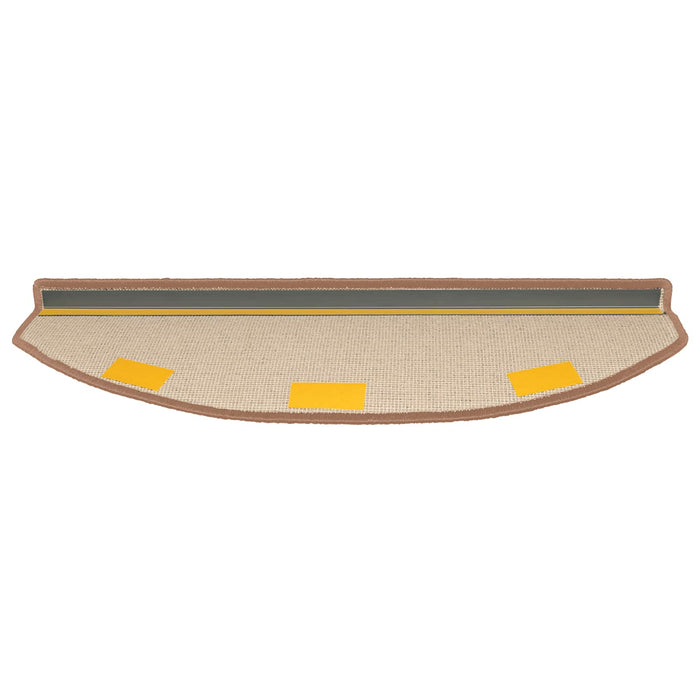 Mochete autocolante pentru scară 15 pcs Maro 80 x 24,5 x 3,5 cm - WALTI WALTI