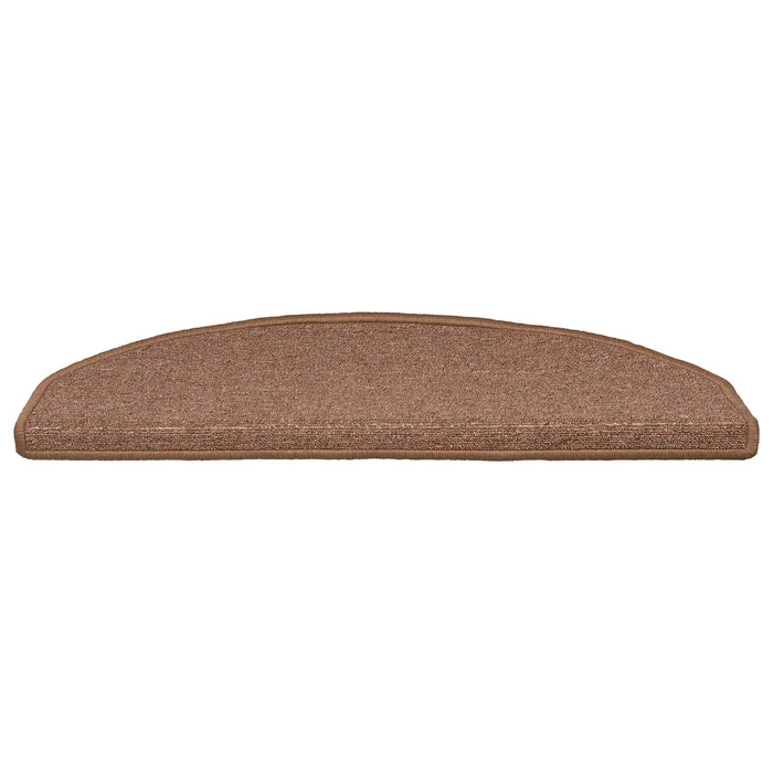 Mochete autocolante pentru scară 15 pcs Maro 80 x 24,5 x 3,5 cm - WALTI WALTI