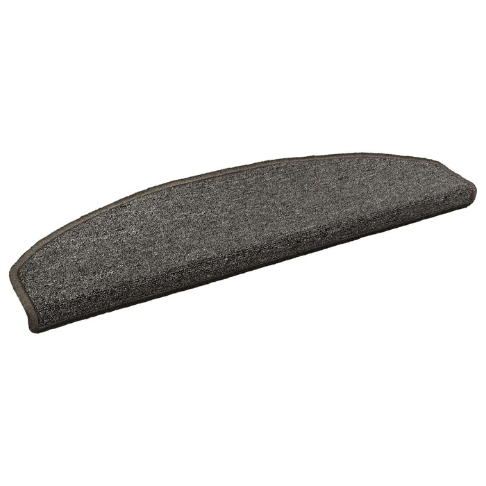 Mochete autocolante pentru scară Semicircular 15 pcs Gri închis - WALTI WALTI