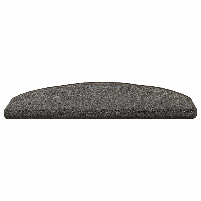 Mochete autocolante pentru scară Semicircular 15 pcs Gri închis - WALTI WALTI