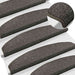 Mochete autocolante pentru scară Semicircular 15 pcs Gri închis - WALTI WALTI