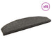 Mochete autocolante pentru scară Semicircular 15 pcs Gri închis - WALTI WALTI