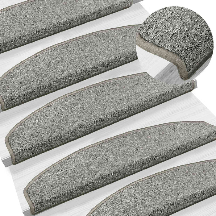 Mochete autocolante pentru scară 15 pcs Gri deschis - WALTI WALTI