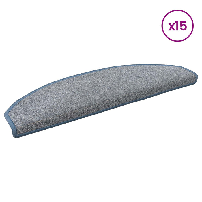 Mochete autocolante pentru scară 15 pcs Gri deschis și albastru - WALTI WALTI