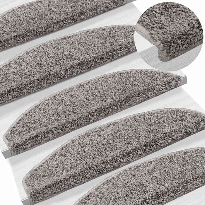 Mochete autocolante pentru scară 15 pcs Gri 80 x 24,5 x 3,5 cm - WALTI WALTI