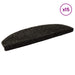 Mochete autocolante pentru scară Semicircular 15 pcs Antracit - WALTI WALTI