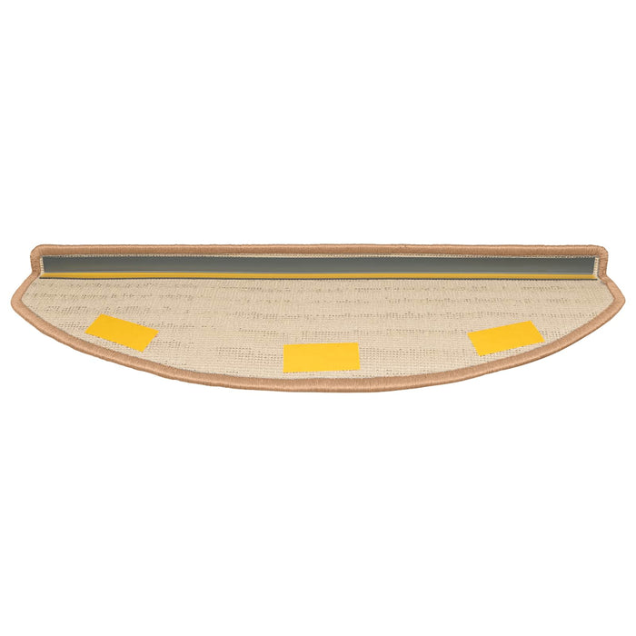 Mochete autocolante pentru scară 15 pcs Bej 80 x 24,5 x 3,5 cm - WALTI WALTI