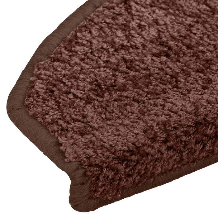 Mochete autocolante pentru scară 15 pcs Maro 80 x 24,5 x 3,5 cm - WALTI WALTI