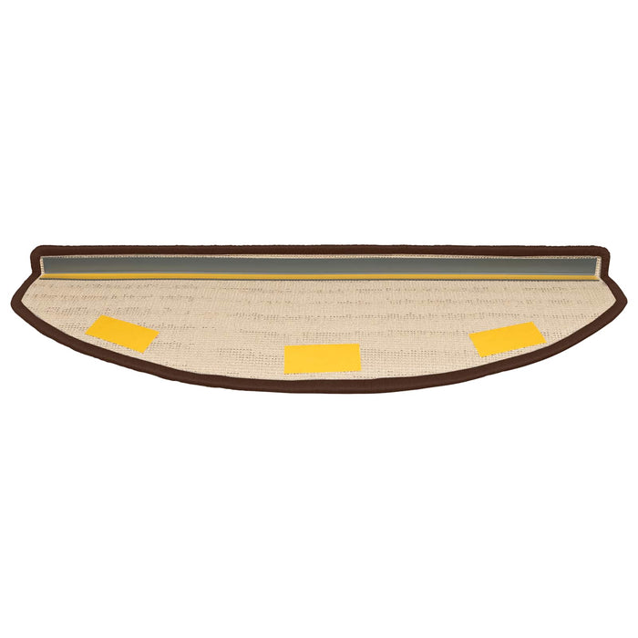 Mochete autocolante pentru scară 15 pcs Maro 80 x 24,5 x 3,5 cm - WALTI WALTI