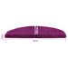 Mochete autocolante pentru scară Semicircular 15 pcs Violet - WALTI WALTI