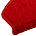 Mochete autocolante pentru scară 15 pcs Roșu 80 x 24,5 x 3,5 cm - WALTI WALTI
