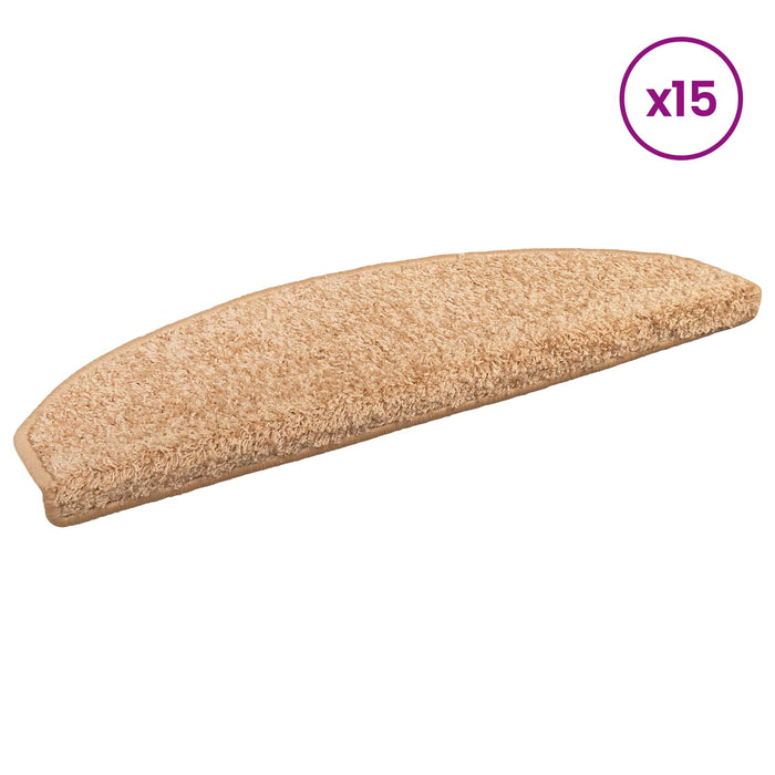 Mochete autocolante pentru scară Semicircular 15 pcs Auriu - WALTI WALTI