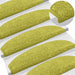 Mochete autocolante pentru scară Semicircular 15 pcs Verde - WALTI WALTI