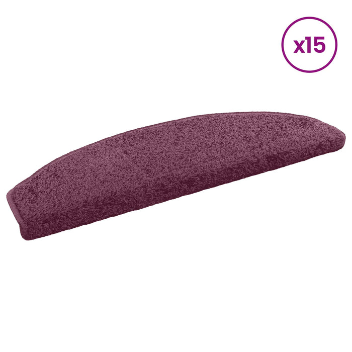 Mochete autocolante pentru scară 15 pcs Vișiniu închis - WALTI WALTI