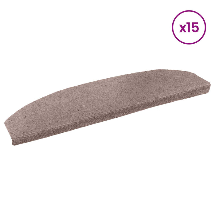 Mochete autocolante pentru scară 15 pcs Bej 80 x 24,5 x 3,5 cm - WALTI WALTI