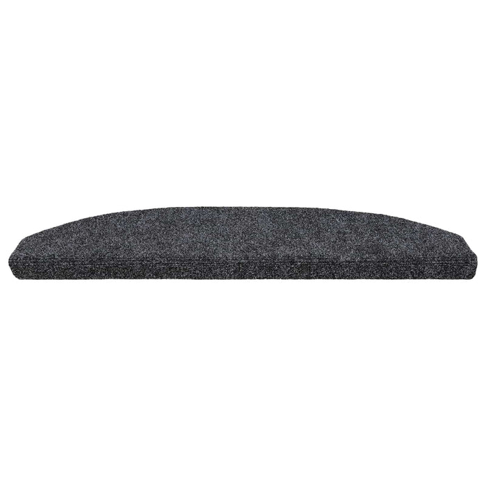 Mochete autocolante pentru scară Semicircular 15 pcs Gri închis - WALTI WALTI
