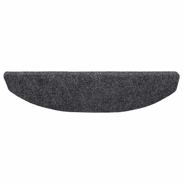 Mochete autocolante pentru scară Semicircular 15 pcs Gri închis - WALTI WALTI