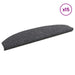 Mochete autocolante pentru scară Semicircular 15 pcs Gri închis - WALTI WALTI