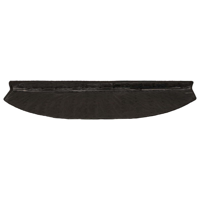 Mochete autocolante pentru scară Semicircular 15 pcs Negru - WALTI WALTI