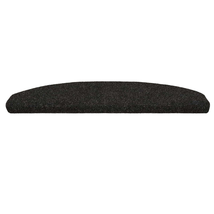 Mochete autocolante pentru scară Semicircular 15 pcs Negru - WALTI WALTI