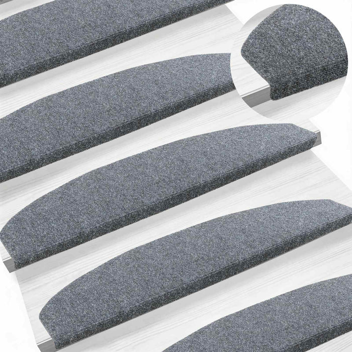 Mochete autocolante pentru scară 15 pcs Gri deschis - WALTI WALTI
