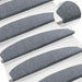 Mochete autocolante pentru scară 15 pcs Gri deschis - WALTI WALTI
