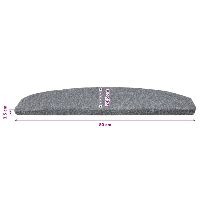 Mochete autocolante pentru scară 15 pcs Gri deschis - WALTI WALTI
