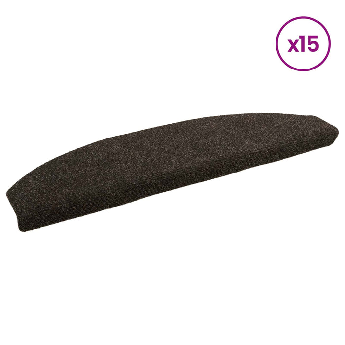Mochete autocolante pentru scară 15 pcs Maro închis - WALTI WALTI