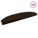 Mochete autocolante pentru scară 15 pcs Maro 80 x 24,5 x 3,5 cm - WALTI WALTI