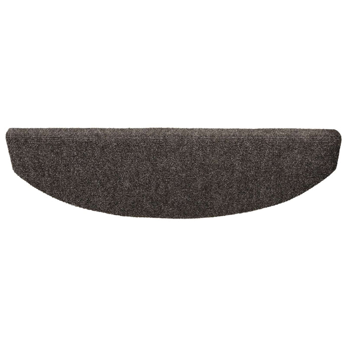 Mochete autocolante pentru scară Semicircular 15 pcs Antracit - WALTI WALTI