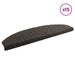 Mochete autocolante pentru scară Semicircular 15 pcs Antracit - WALTI WALTI
