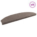 Mochete autocolante pentru scară Semicircular 15 pcs Mocca - WALTI WALTI
