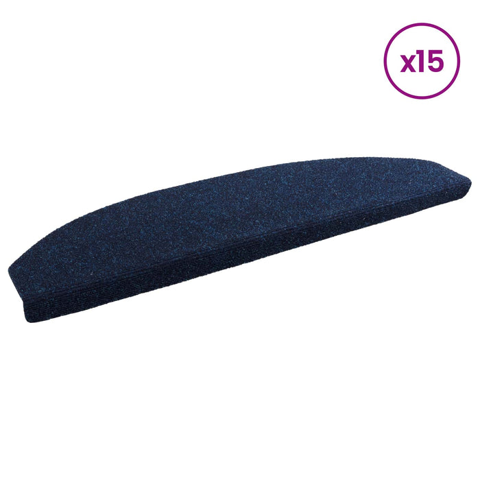 Mochete autocolante pentru scară Semicircular 15 pcs Bleumarin - WALTI WALTI