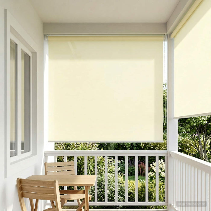 Jaluzea tip rulou cu protecție UV Crem 200 x 140 cm Poliester WALTI