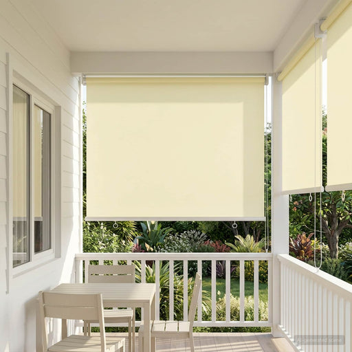 Rulou exterior protecție UV Crem 85 x 230 cm (L x H) Poliester - WALTI WALTI