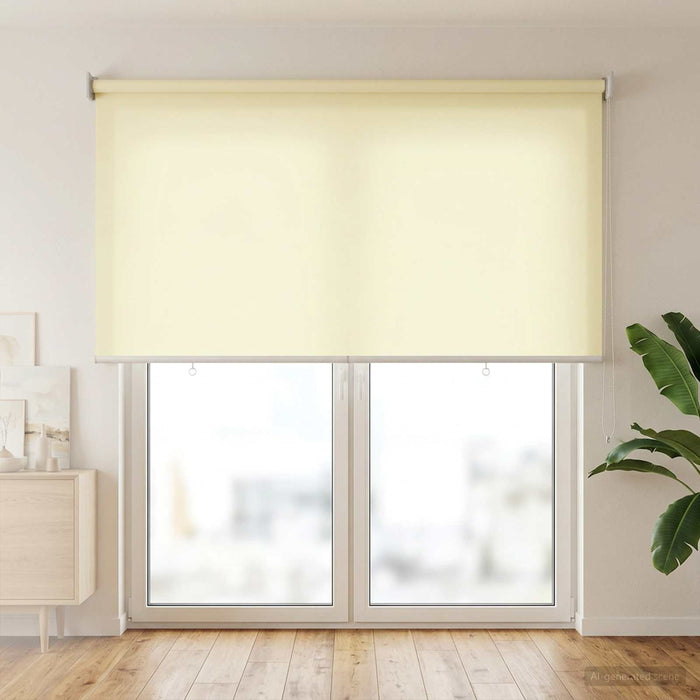 Jaluzea tip rulou cu protecție UV Crem 100 x 230 cm Poliester WALTI