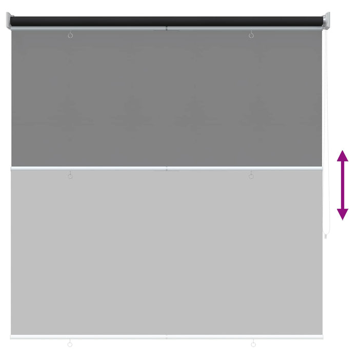 Jaluzea tip rulou cu protecție UV Antracit 120 x 140 cm WALTI