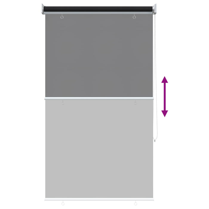 Rulou exterior protecție UV Antracit 65 x 230 cm (L x H) WALTI