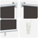 Rulou exterior protecție UV Antracit 100 x 230 cm (L x H) - WALTI WALTI