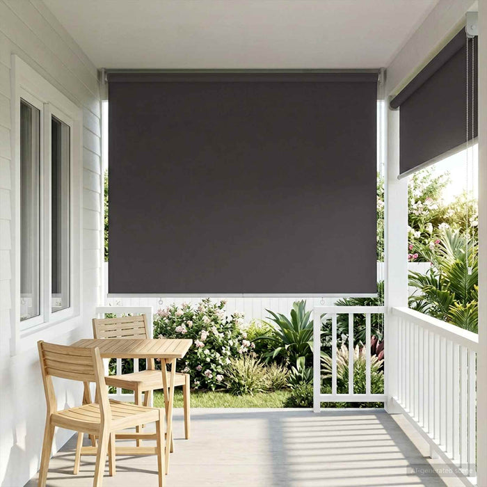 Rulou exterior protecție UV Antracit 100 x 230 cm (L x H) - WALTI WALTI