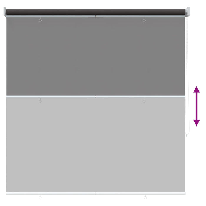 Rulou exterior protecție UV Antracit 100 x 230 cm (L x H) - WALTI WALTI