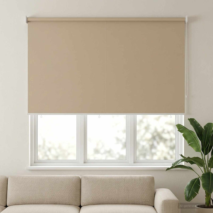Rulou exterior protecție UV Bej 205 x 140 cm (L x H) Poliester WALTI